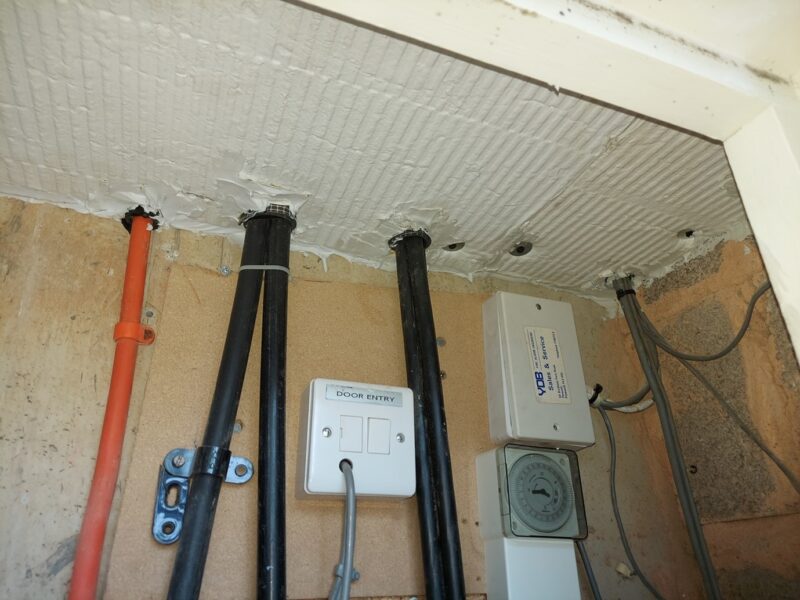 Service Trunking Fire Precaution Sealing