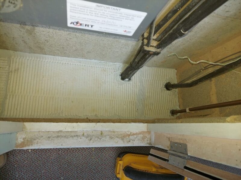 Service Trunking Fire Precaution Sealing